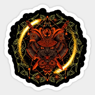 ANCIENT SAMURAI CAT SET COLLECTION Sticker